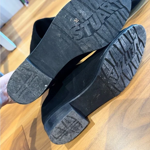 Stuart Weitzman Lowland black suede size 7 - Picture 3 of 6